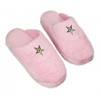 Order of Eastern Star Low Pro Stripe Slippers - pink